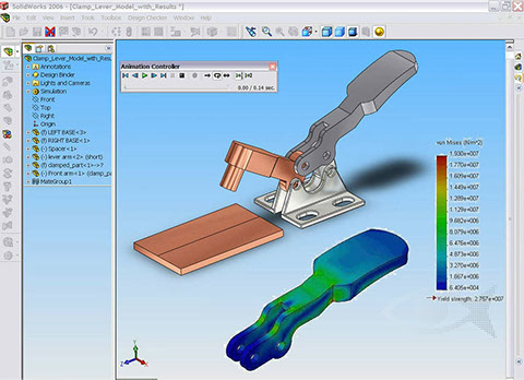 CAD FEA structural analysis